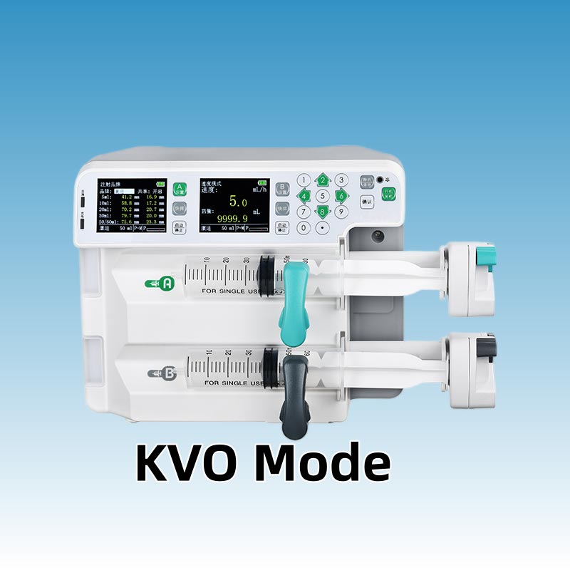 Pompa a siringa a doppio canale