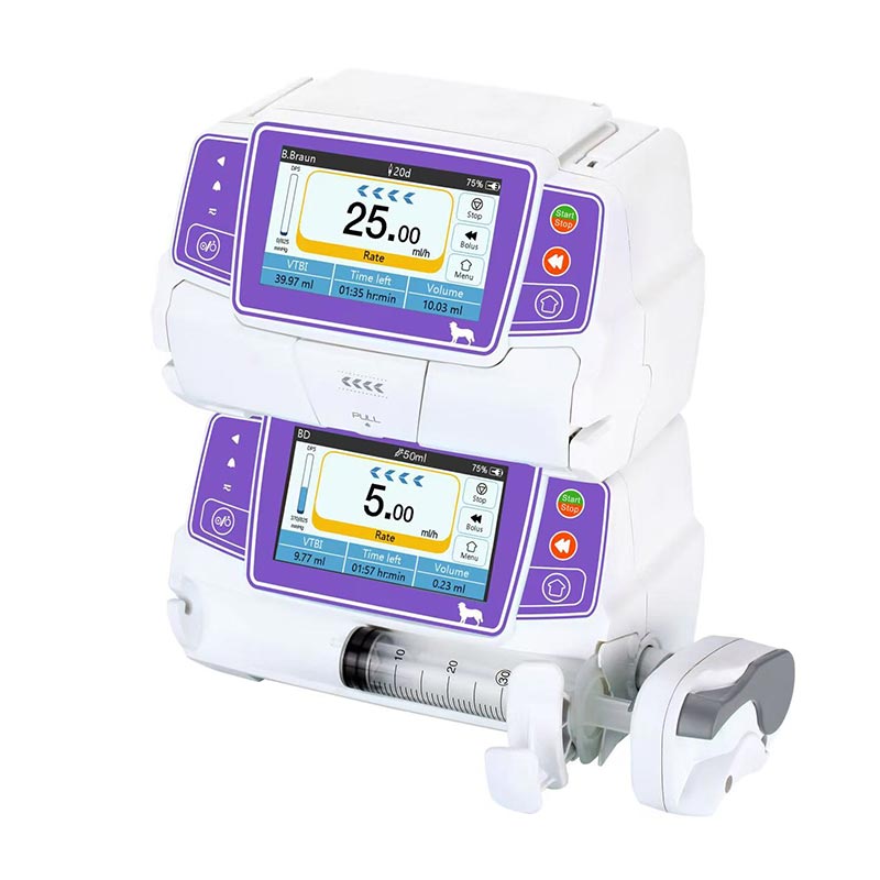 Pompa per infusione veterinaria